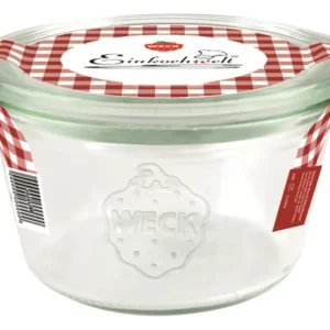 Barattolo per conserve WECK forma di architrave con coperchio 290 ml ø 100 mm