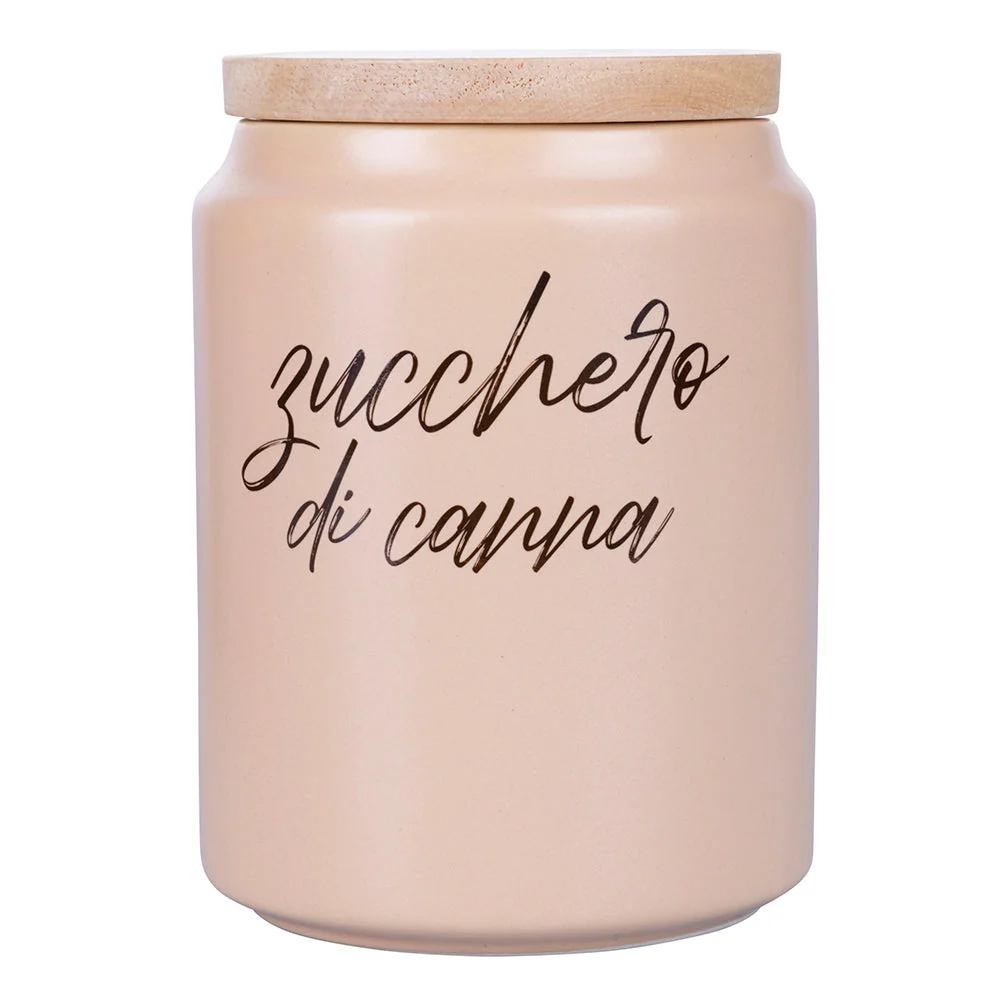 Barattolo Zucchero di Canna 900 ml Gres VdE Tivoli 1996 Shades chocolate