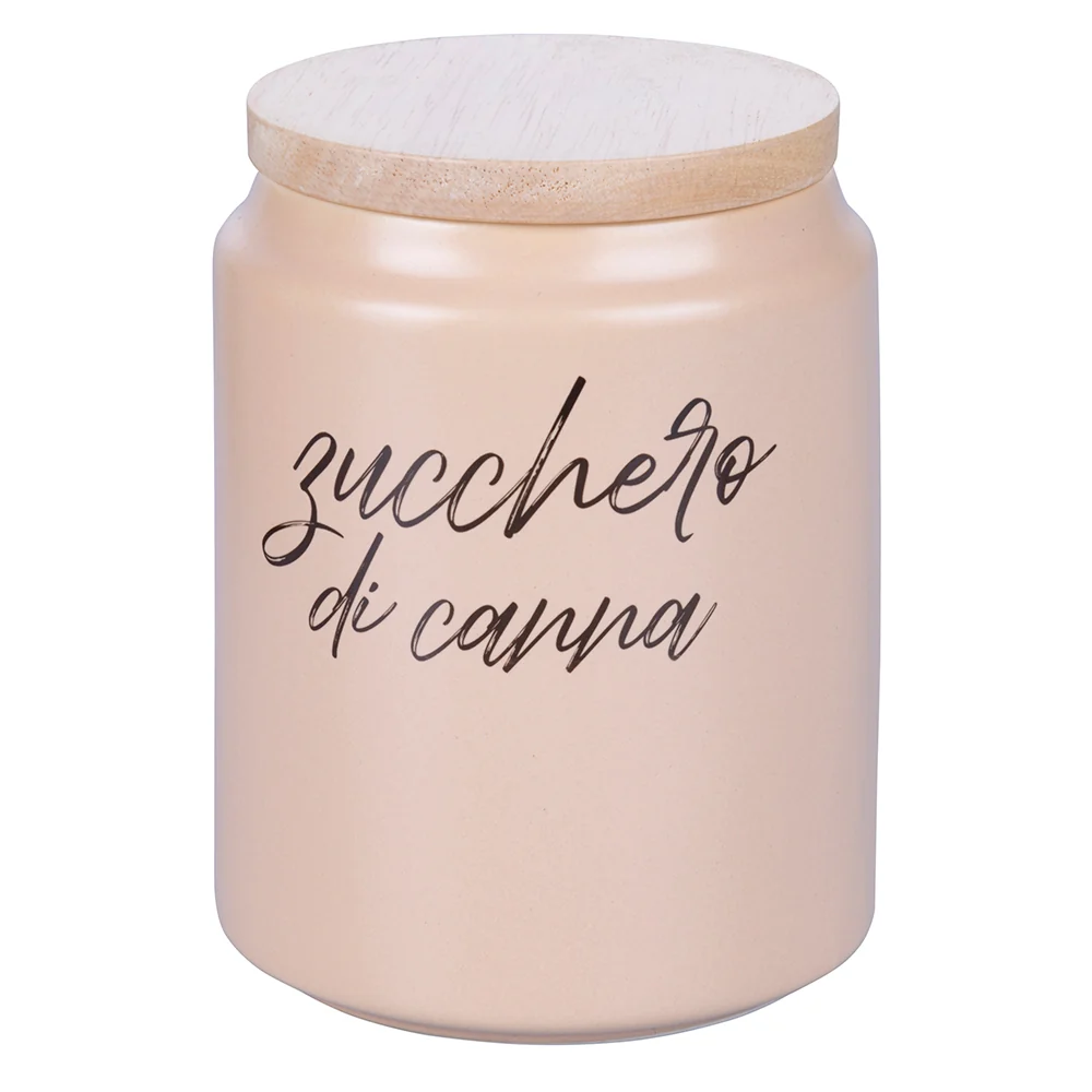 Barattolo Zucchero di Canna 900 ml Gres VdE Tivoli 1996 Shades chocolate