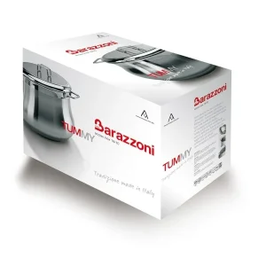 Barazzoni Batteria di Pentole 7 Pezzi Tummy Acciaio Inox