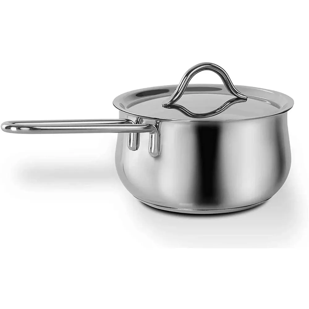BARAZZONI Sapore Italiano Batteria Pentole 11 Pezzi Acciaio Inox Made Italy