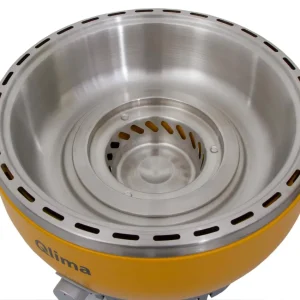 Barbecue Carbone Carbonella Portatile da Tavolo Qlima Njoy Giallo
