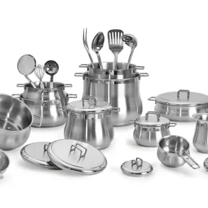 BATTERIA BARAZZONI TUMMY 25 PZ Linea Tummy Design Ennio Lucini