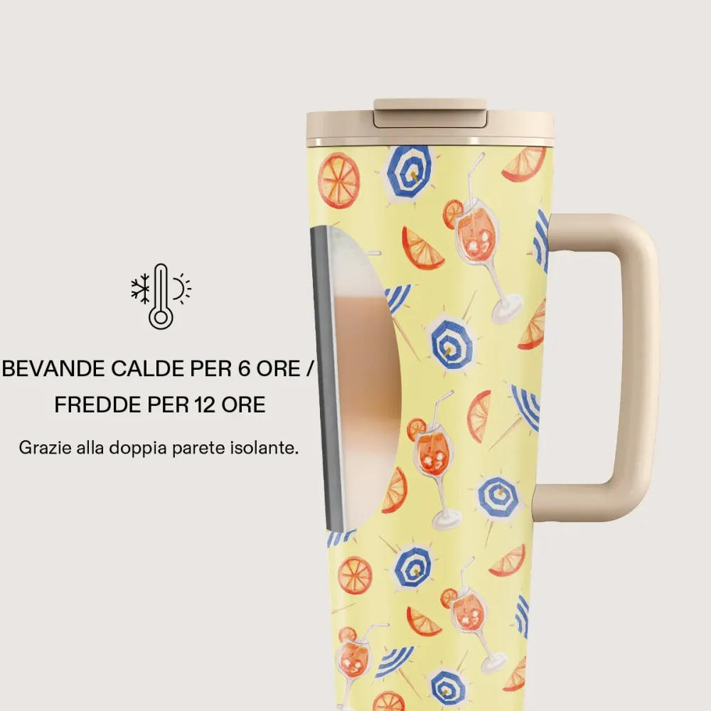Beach Club - Tazza da viaggio EasyGrip