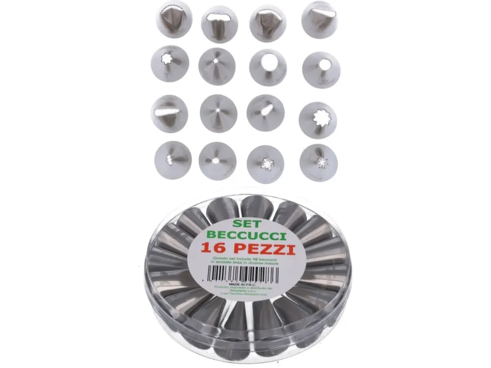 Beccucci set da 16 beccucci