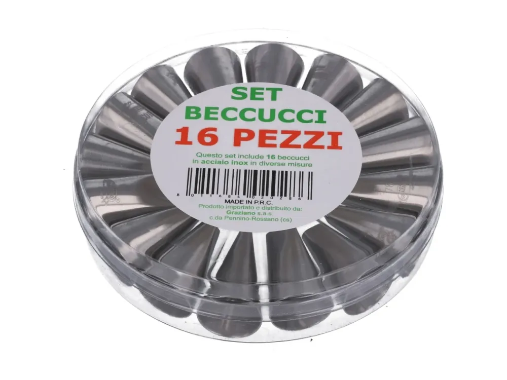 Beccucci set da 16 beccucci