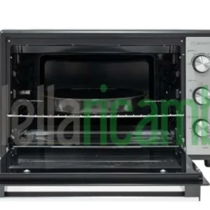Behome Forno Elettrico 70 litri Ventilato Autopulente, Smaltato, Temperatura fino 320° Doppio Vetro