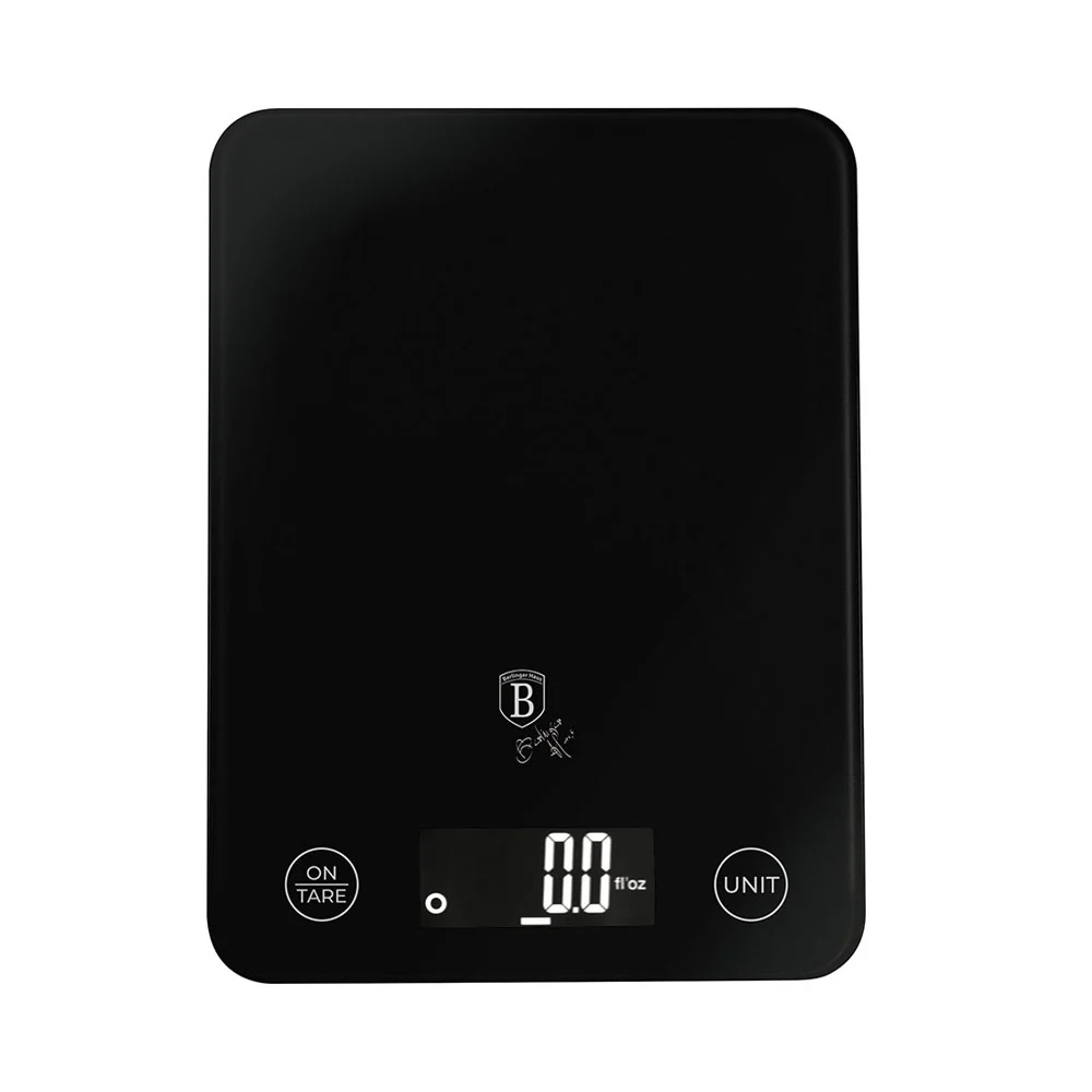 Berlinger Haus Küchenbedarf Haus Bilancia da cucina digitale max. Collezione Black Vantage da 5 kg