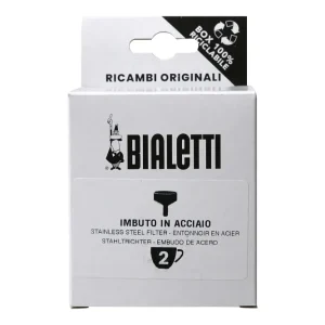 Bialetti Ricambi, Include 1 Filtro Imbuto, Compatibile con Venus, Kitty, Musa (2 Tazze)