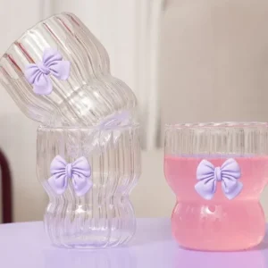 Bicchiere con fiocco rilievo - 280 ml