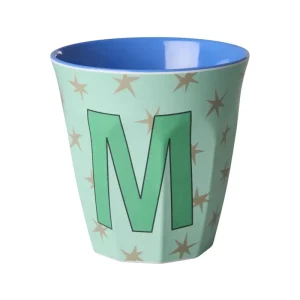 Bicchiere melamina lettera M