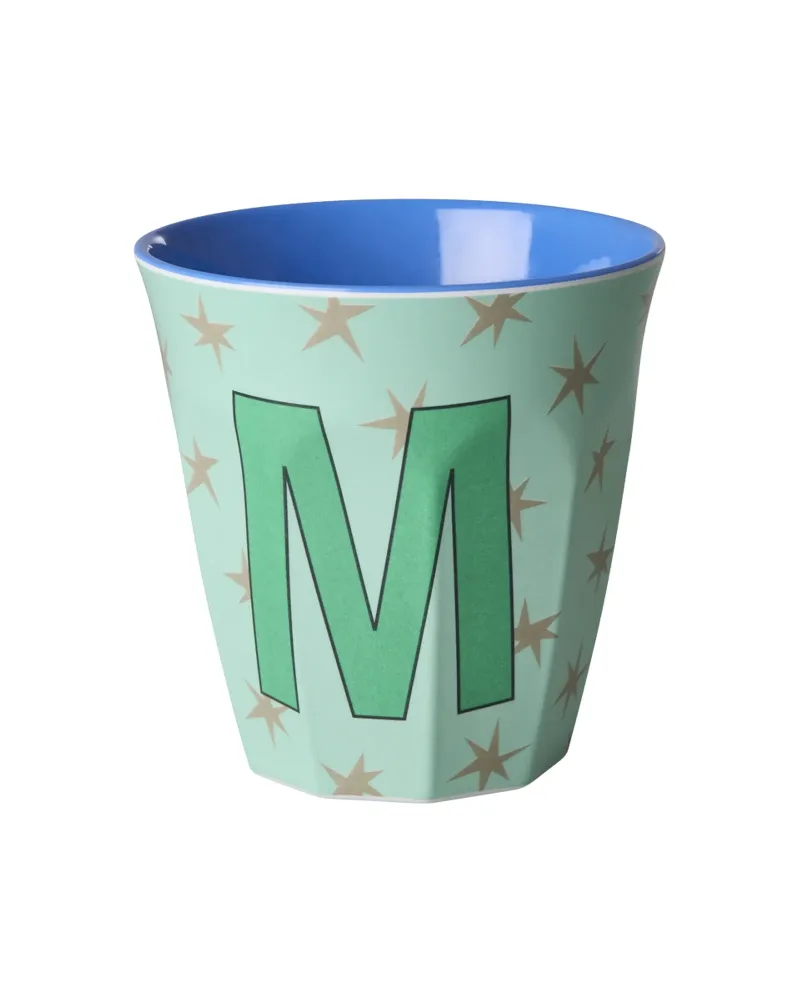 Bicchiere melamina lettera M