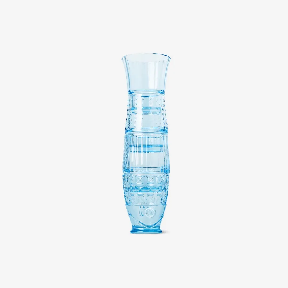 Bicchieri forma di pesce blu - 4 pz