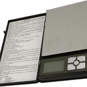 Bilancia Elettronica Pieghevole Notebook 11085 500g X 0.1g Tascabile 90x115mm