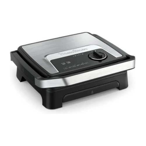 Bistecchiera elettrica Moulinex GI272D10 INICIO Adjust 2in1 Silver e B