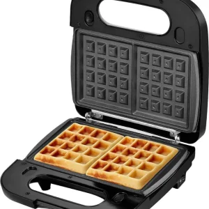 Bistecchiera Elettrica Multi Grill Per Panini Waffle 500 Watt Doppia Piastra