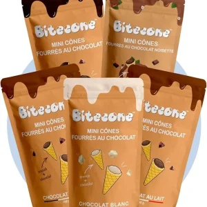 BITECONE Mini Coni Ripieni Di Cioccolato pacchetti di scoperta 5x100g