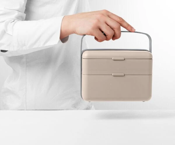 Blim plus - lunchbox 2 scomparti tortora | rohome