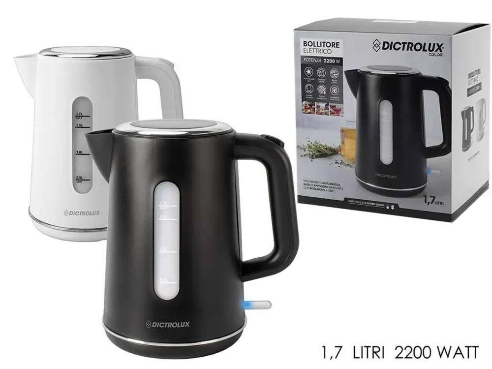 Bollitore 1.7lt 2200w 2 assortimenti