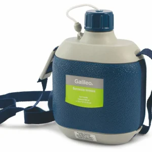 Borraccia Termica Plastica 600 ml con Tracolla Soriani Blu