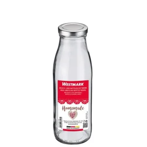 BOTTIGLIA VETRO+TAPPO VITE PER LATTE SUCCO 500 ML WESTMARK Cod. 101092