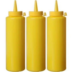 Bottiglie donatrici Hendi 3 Set 0,7L, trasparente, 3 pezzi, ⌀70x240mm