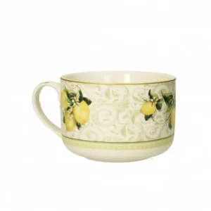 Brandani Limoni Tazza Colazione Bianca