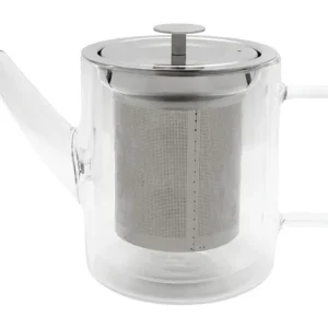 BREDEMEIJER teiera San Remo vetro doppia parete 1,0 l