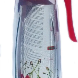 Brocca Caraffa Vetro Con Coperchio Colorato Bibite Bevande Frigo 1,5 Lt