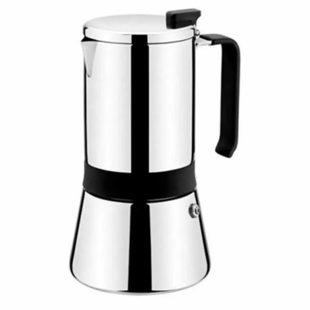 Cafeteira Italiana Monix M770010 ço inoxidável 10 Kopjes Cinzento 500 ml 900 g