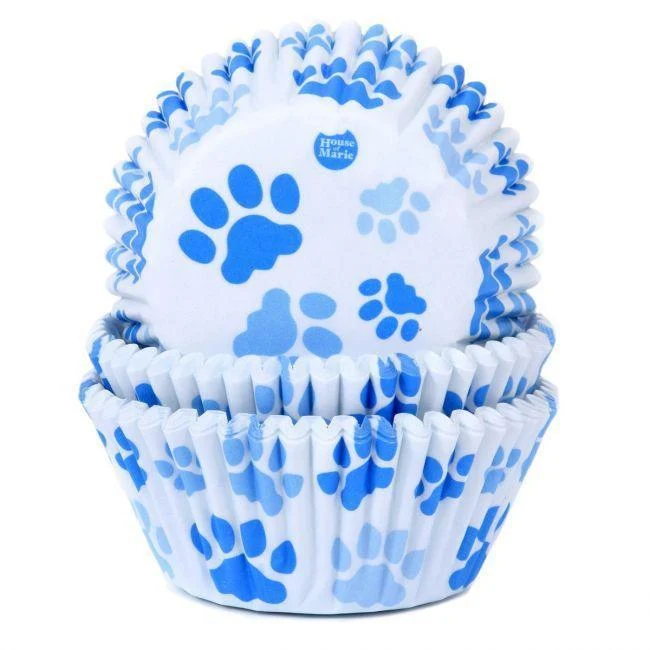 50 Caissette Paw Blu