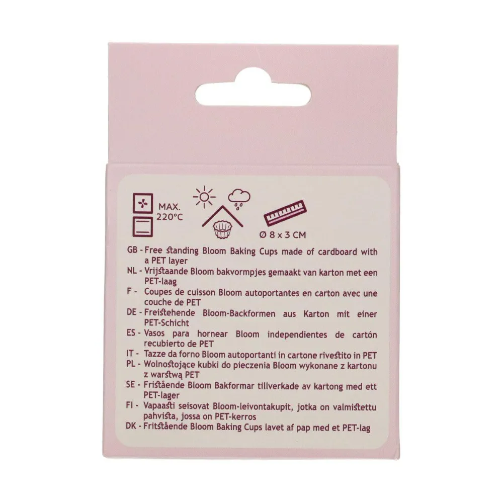 48 Caissettes per Cupcake Bloom - Viola Pastello