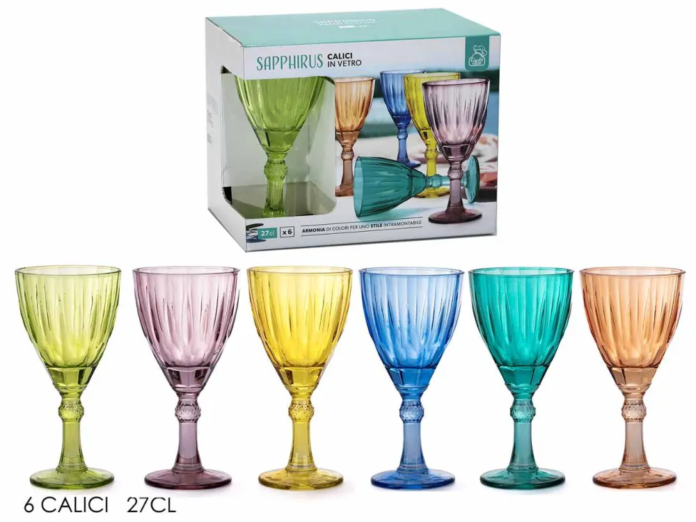 Calici sapphirus 27cl 6 pezzi