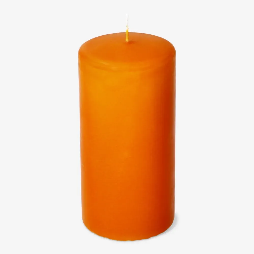 CL Candela da pranzo stampata arancione