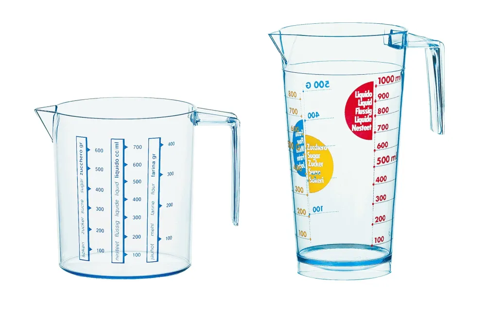 Caraffa Graduata Ø Cm. 10X12 H Lt. 0,75 Mod. Piccola