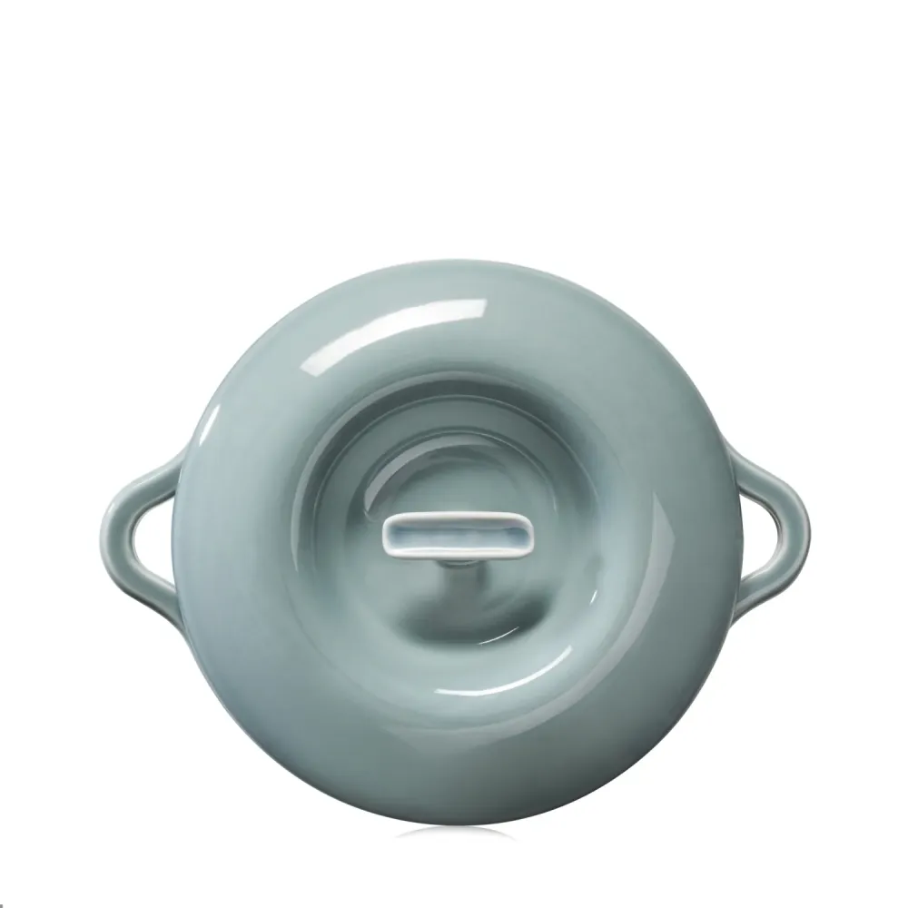 Casseruola da forno Bombance D26 cm grigio nuvola con coperchio