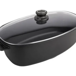 Casseruola GASTROLUX con coperchio vetro BiotanInduction 46x26x13 cm