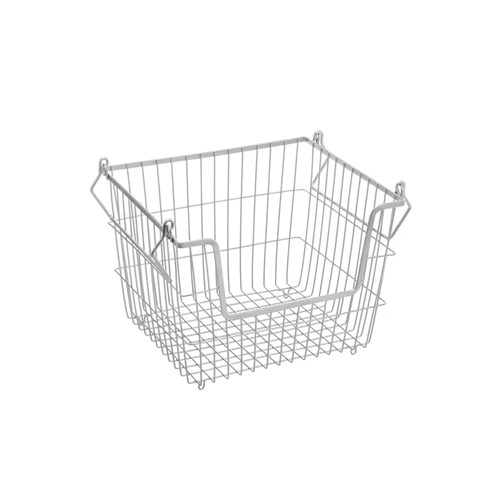 Cesta Multiusos Confortime Cinzento Metal 32 x 27 x 23 cm (6 Unidades)