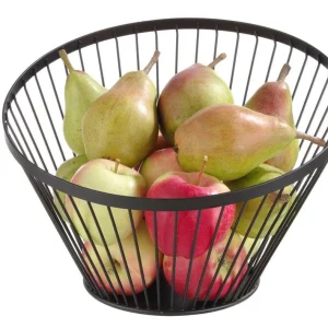 Cestino per frutta arrotondato nero Cod. 427095