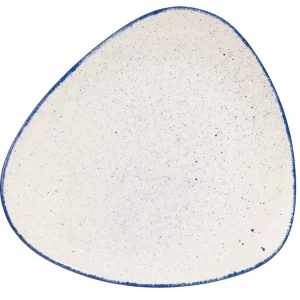 CHURSHILL TRIANGEL TELLER STONEACSE SUGGERIMENTI INDIGO BLU BLU Flach 31,1 CM 343.037.008