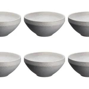 Ciotola STONE Ø17,5 cm - 6 pezzi - Grigio luna