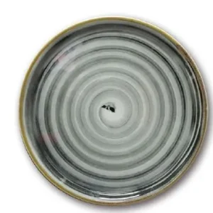 Circus Spirale Piatto Pizza Nero Cm.33