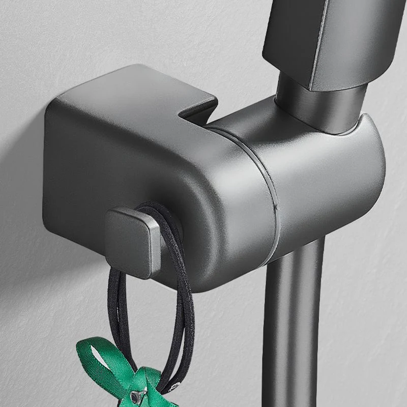 Sistema doccia contemporaneo Set doccia termostatico parete con doppio soffione doccia Clearhalo