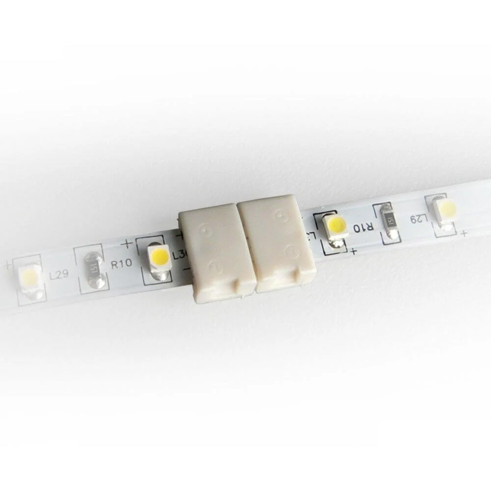 Clip connettore rapido 2pol da 10 mm Strip LED monocromatico
