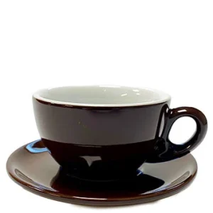Club House - Tazza Caffelatte Marrone Pareti Spesse