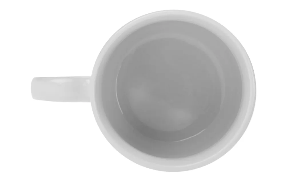 Cocon Tazze da caffè – set da 4, 320 ml, H 9,0 cm, porcellana, bianco, lavabili lavastoviglie, adatte al microonde
