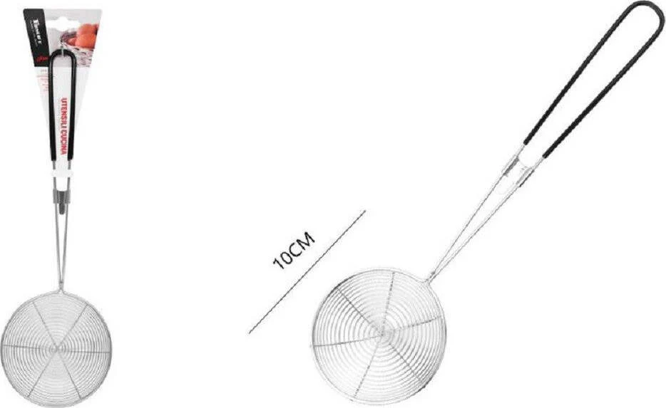 Colino Cucina Inox 10 Cm Passino Cestello Schiumarola Ragno Setaccio 98844