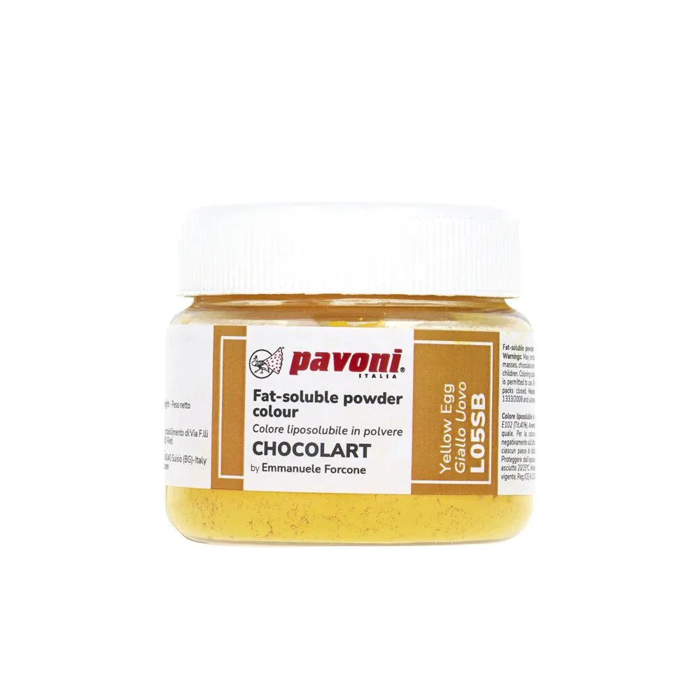Colorante Polvere Liposolubile Giallo Uovo 40g