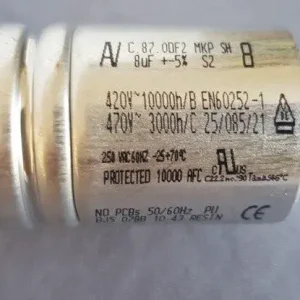 Condensatore mf 8 cl p2 35x48 per motore affettatrice Rgv