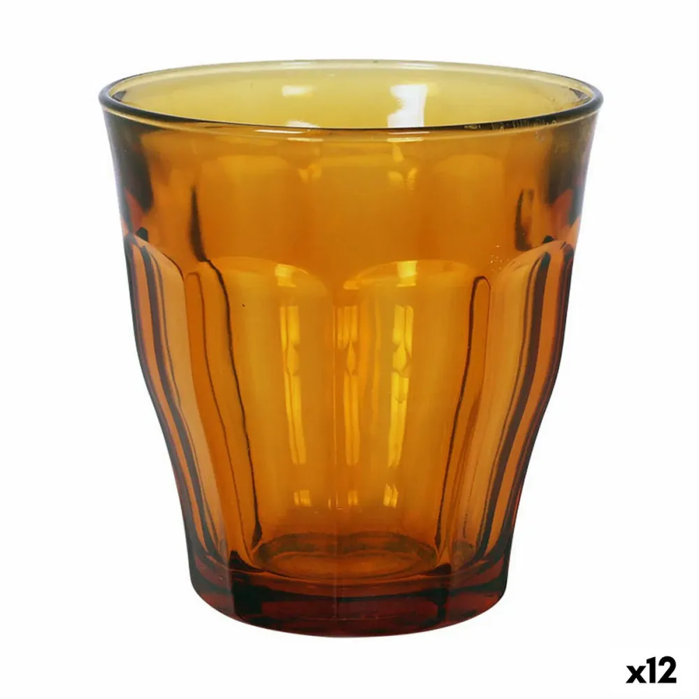 Conjunto de Copos Duralex Picardie Âmbar 6 Peças 250 ml (12 Unidades)